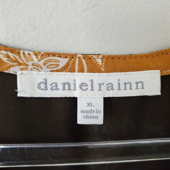 Women Boho Tassel Sleeveless Top Blouse XL Floral Colorful Casual Career Artsy - Picture 2 of 9